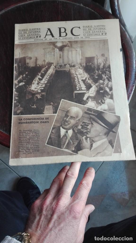 Coleccionismo de Revistas y Peri&oacute;dicos: ABC MADRID d&iacute;a 25 de agosto de 1944 n&uacute;mero 12010