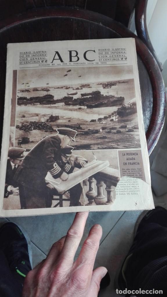 Coleccionismo de Revistas y Peri&oacute;dicos: ABC MADRID d&iacute;a 31 de agosto de 1944 n&uacute;mero 12015