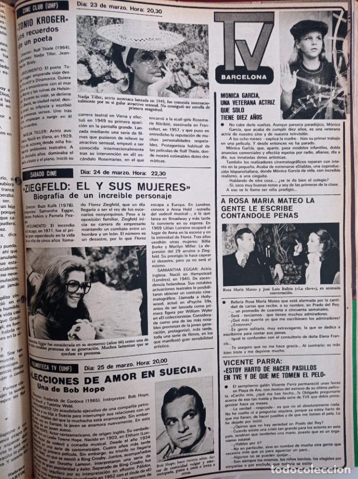 Collezionismo di Riviste e Giornali: NADJA TILLER MONICA GARCIA ROSA MARIA MATEOS SAMANTHA EGGAR BOB HOPE
