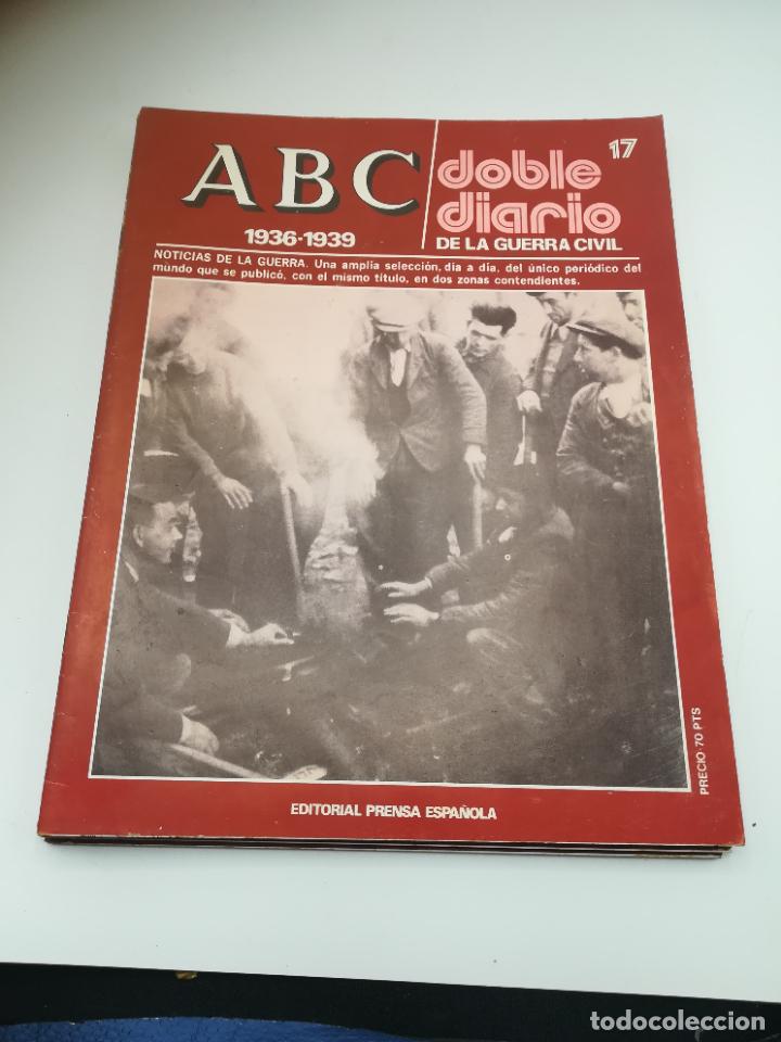 Coleccionismo de Revistas y Peri&oacute;dicos: ABC. DOBLE DIARIO DE LA GUERRA CIVIL. 1936 - 1939. N&ordm; 17. ED. PRENSA ESPA&Ntilde;OLA. TOLEDO, 1979.