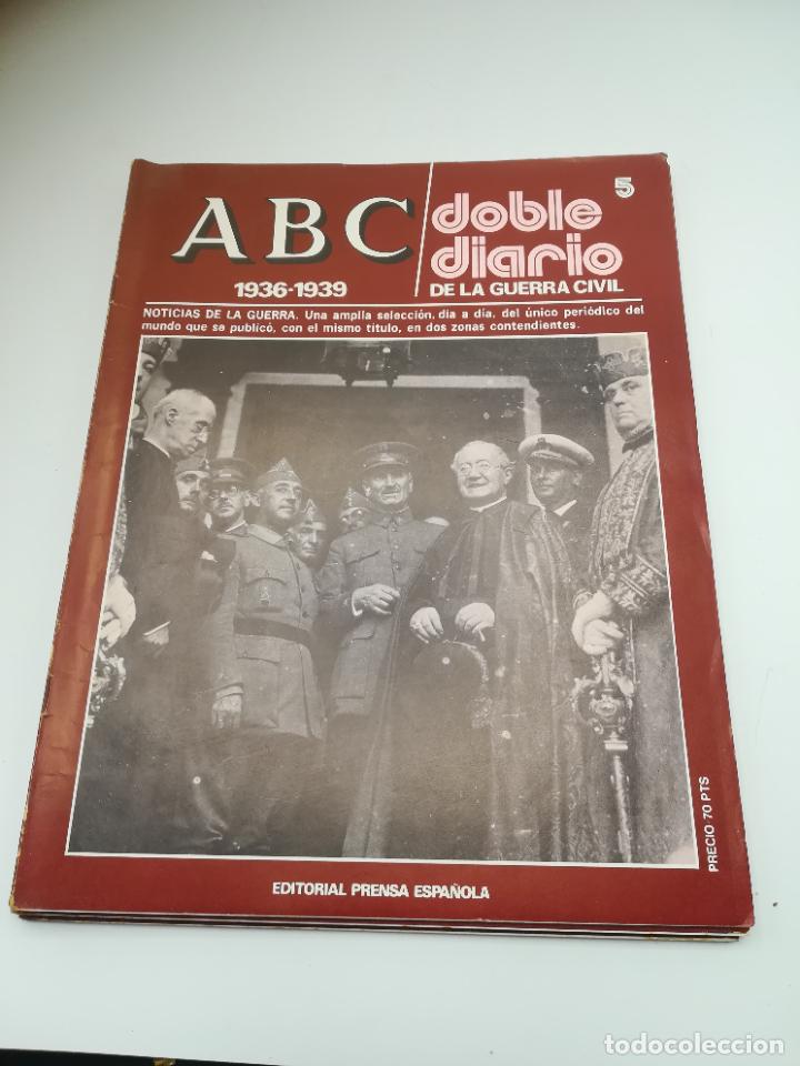 Coleccionismo de Revistas y Peri&oacute;dicos: ABC. DOBLE DIARIO DE LA GUERRA CIVIL. 1936 - 1939. N&ordm; 5. ED. PRENSA ESPA&Ntilde;OLA. TOLEDO, 1979.