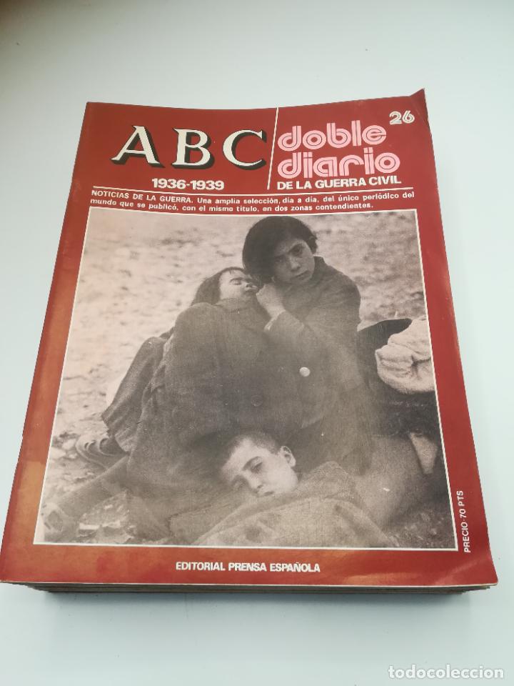 Coleccionismo de Revistas y Peri&oacute;dicos: ABC. DOBLE DIARIO DE LA GUERRA CIVIL. 1936 - 1939. N&ordm; 26. ED. PRENSA ESPA&Ntilde;OLA. TOLEDO, 1979.