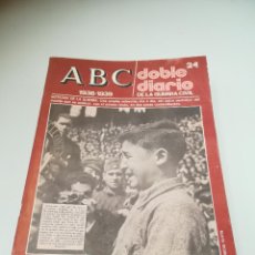 Collezionismo di Riviste e Giornali: ABC. DOBLE DIARIO DE LA GUERRA CIVIL. 1936 - 1939. Nº 24. ED. PRENSA ESPAÑOLA. TOLEDO, 1979.. Lote 262692175