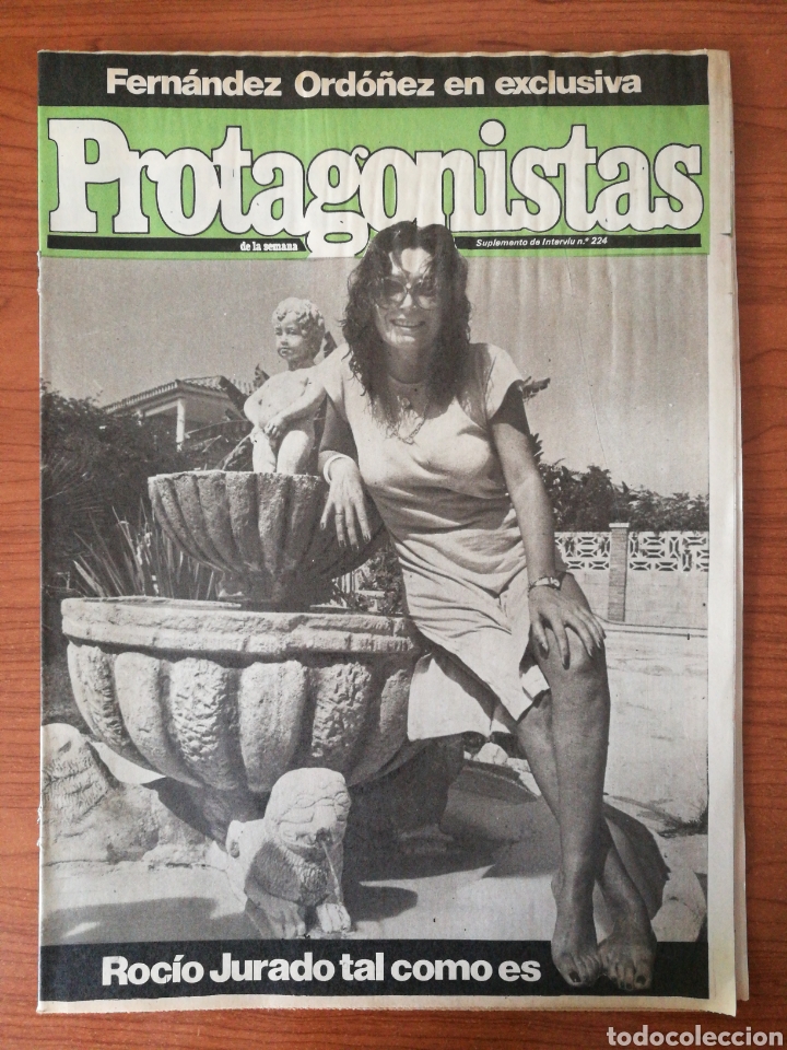 Coleccionismo de Revistas y Peri&oacute;dicos: PROTAGONISTAS DE LA SEMANA N.&ordm; 224 ROC&Iacute;O JURADO. LA MA&Ntilde;A, FERN&Aacute;NDEZ ORDO&Ntilde;EZ...