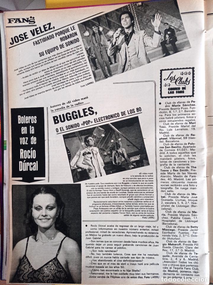 Coleccionismo de Revistas y Peri&oacute;dicos: JOSE VELEZ ROCIO DURCAL BUGGLES
