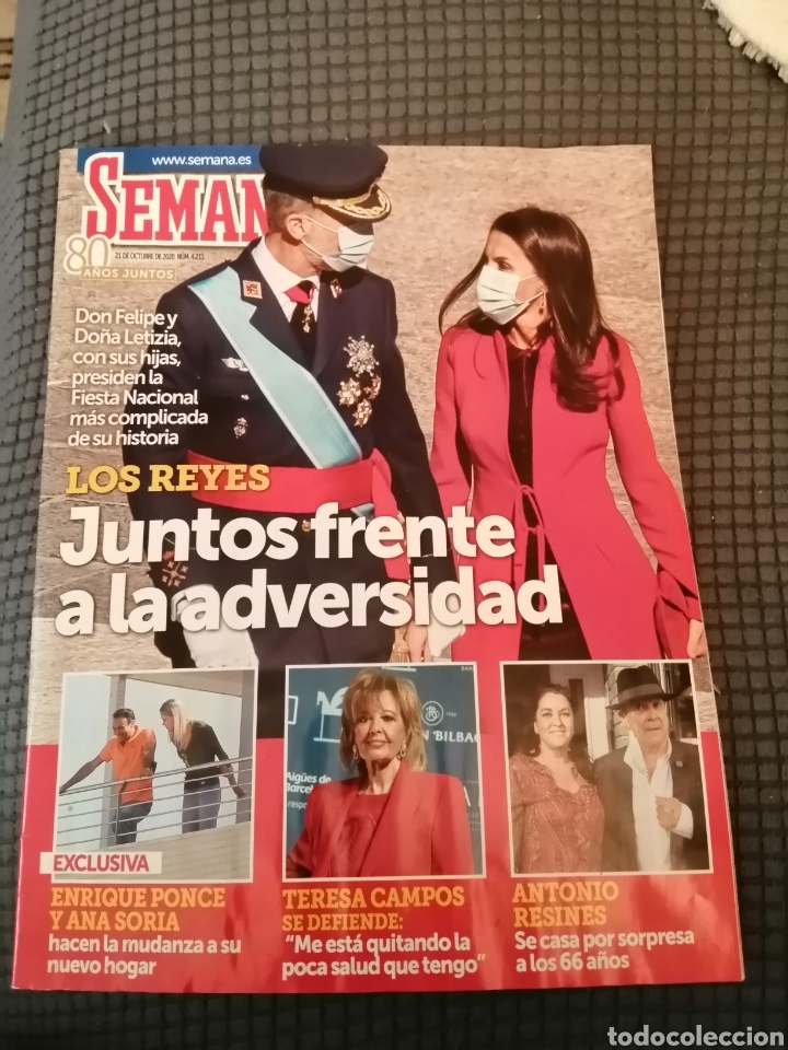 Coleccionismo de Revistas y Peri&oacute;dicos: REVISTA SEMANA 80 A&Ntilde;OS JUNTOS 21 OCTUBRE 2020