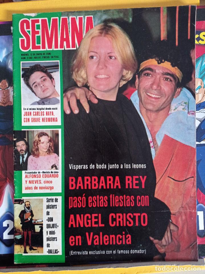 Coleccionismo de revistas y peri&oacute;dicos: barbara rey angel cristo juan carlos naya