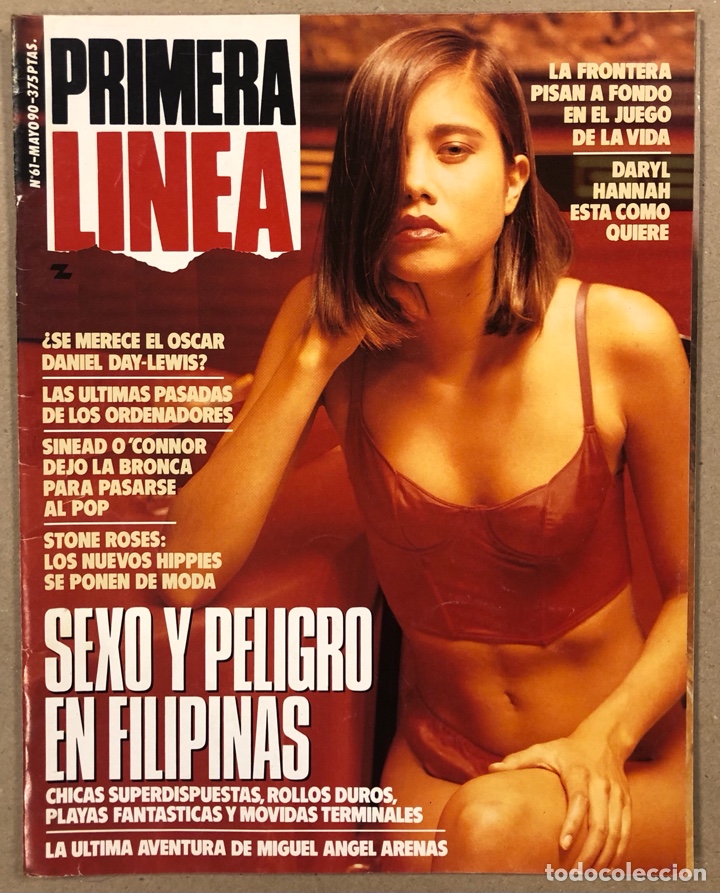 Coleccionismo de Revistas y Peri&oacute;dicos: PRIMERA L&Iacute;NEA N&deg; 61 (1989). LA FRONTERA, STONE ROSES, SIN&Eacute;AD O&rsquo;CONNOR, DARYL HANNAH, LOLAILOS,...