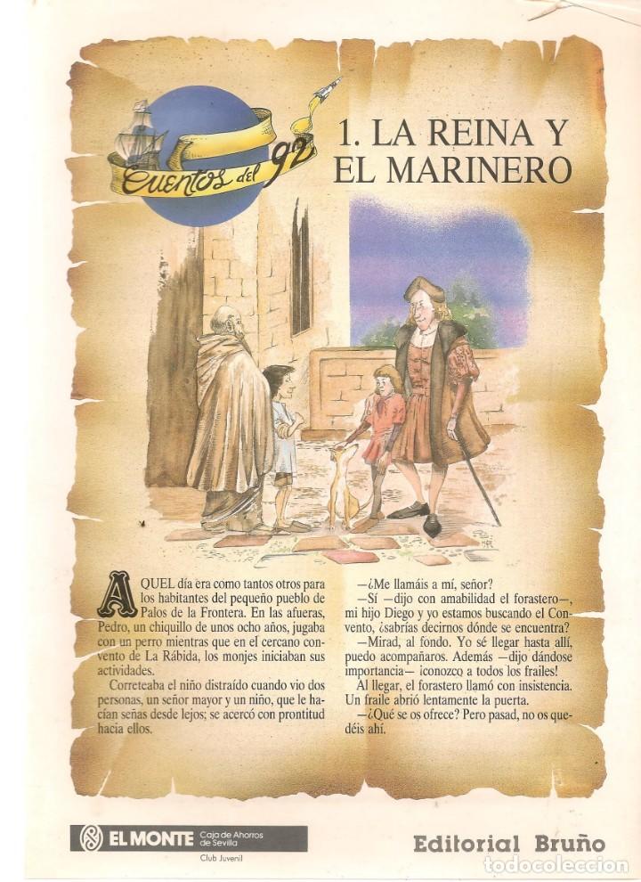 Collectionnisme de Revues et Journaux: CUENTOS DEL &acute;92. FASC&Iacute;CULO N&ordm;1. LA REINA Y EL MARINERO. CLUB JUVENIL EL MONTE / BRU&Ntilde;O. (ST/B7.1)
