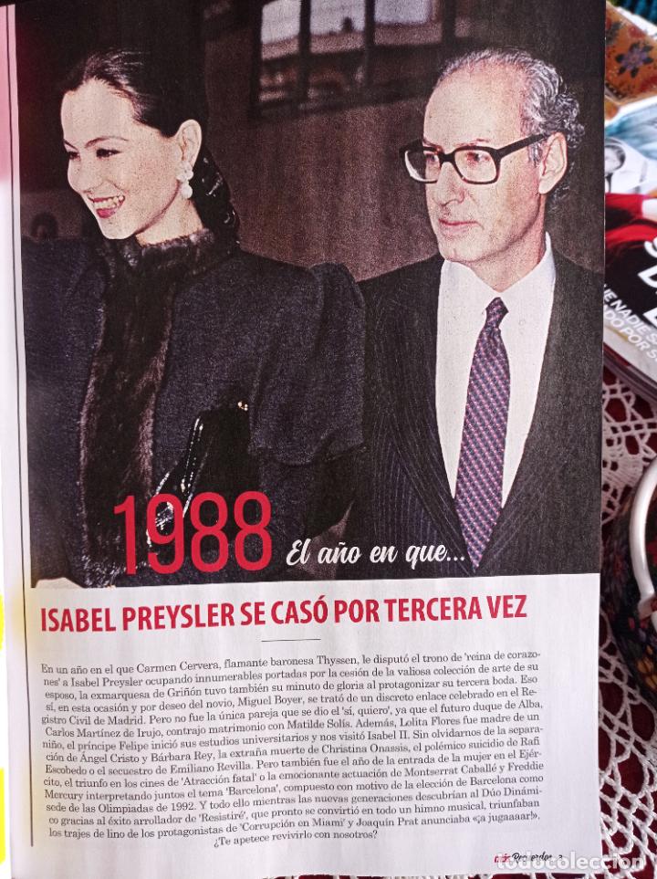 Coleccionismo de Revistas y Peri&oacute;dicos: ISABEL PREYSLER MIGUEL BOYER
