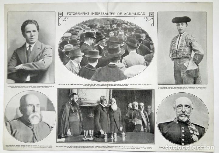 Sammeln von Zeitschriften und Zeitungen: 1913 HOJAS REVISTA CONFERENCIA DE ANTONIO MAURA A BENEFICIO DE PROTECCI&Oacute;N AL TRABAJO DE LA MUJER