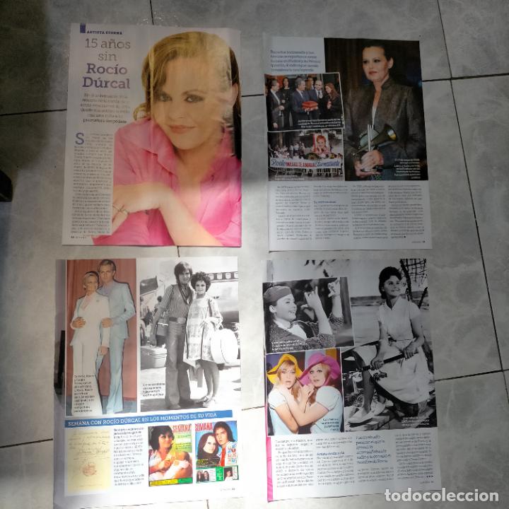 Coleccionismo de Revistas y Peri&oacute;dicos: Roc&iacute;o D&uacute;rcal Marisol Edurne 4 hojas