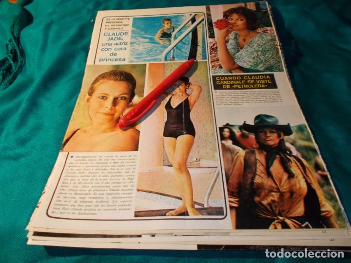 Sammeln von Zeitschriften und Zeitungen: RECORTE : CLAUDE JADE, ACTRIZ PREFERIDA DE HITCHCOCK. SEMANA, JULIO 1971(#)