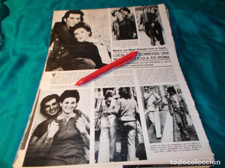 Sammeln von Zeitschriften und Zeitungen: RECORTE : LUCIA BOS&Eacute;, NUEVA PELICULA EN ROMA. SEMANA, JULIO 1971(#)