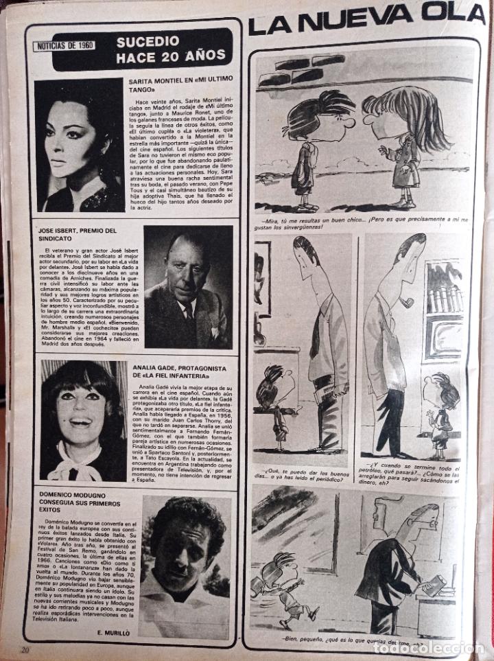 Coleccionismo de revistas y peri&oacute;dicos: ANALIA GADE DOMENICO MODUGNO PEPE ISBERT SARA MONTIEL