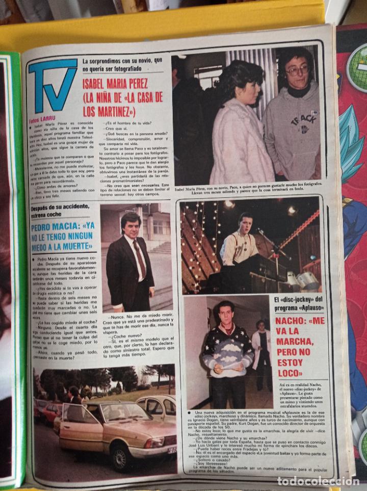 Collection Magazines and Newspapers: ISABEL MARIA PEREZ LA CASA DE LOS MARTINEZ PEDRO MACIA NACHO APLAUSO