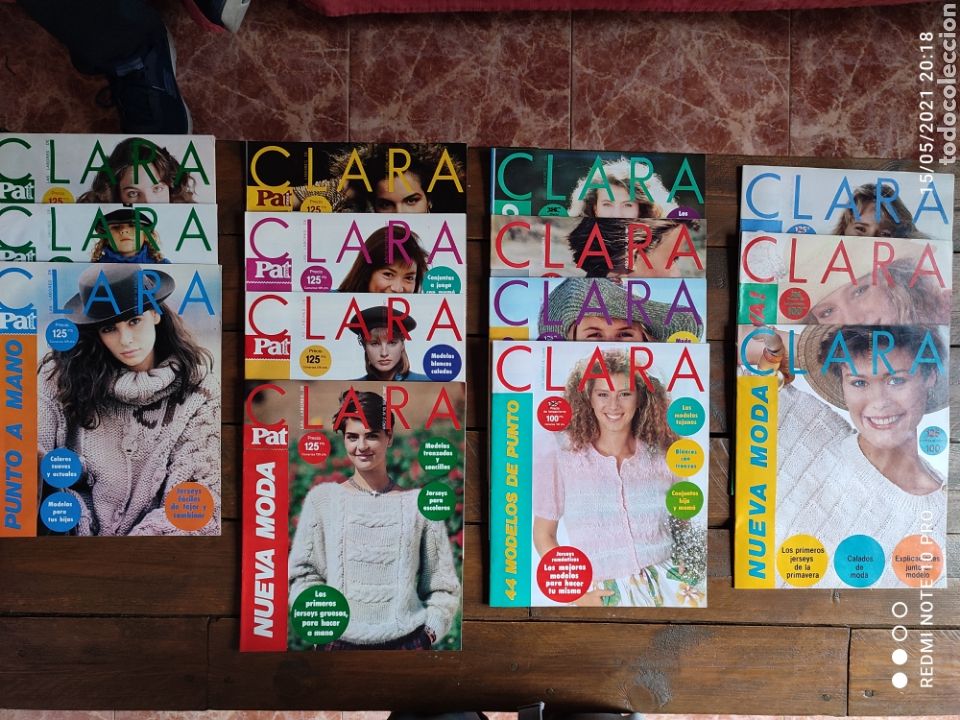Coleccionismo de Revistas y Peri&oacute;dicos: Revista Clara de Patrones - 1986/1987