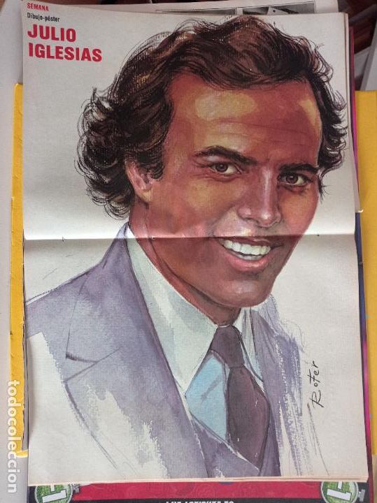 Coleccionismo de Revistas y Peri&oacute;dicos: POSTER JULIO IGLESIAS