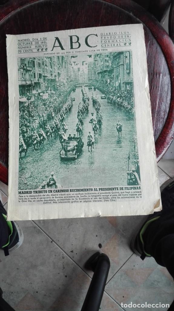 Coleccionismo de Revistas y Peri&oacute;dicos: ABC MADRID d&iacute;a 3 de octubre de 1951