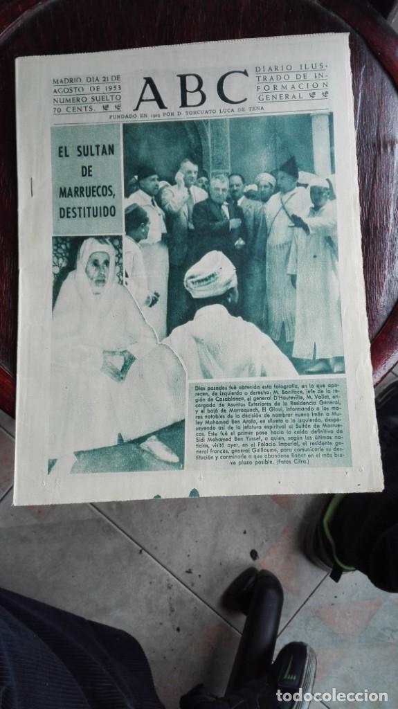 Coleccionismo de Revistas y Peri&oacute;dicos: ABC MADRID d&iacute;a 21 de agosto de 1953