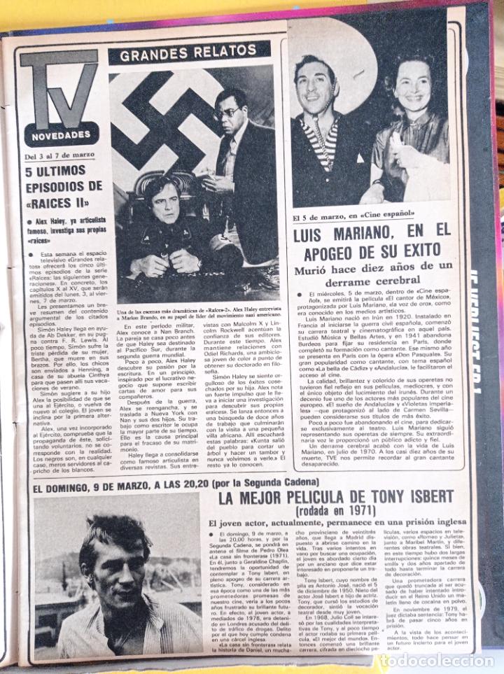 Coleccionismo de Revistas y Peri&oacute;dicos: MARLON BRANDO RAICES II LUIS MARIANO TONY ISBERT