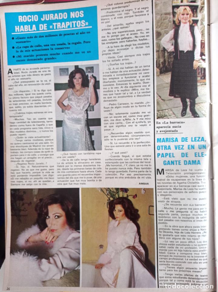 Coleccionismo de Revistas y Peri&oacute;dicos: MARISA DE LEZA ROCIO JURADO