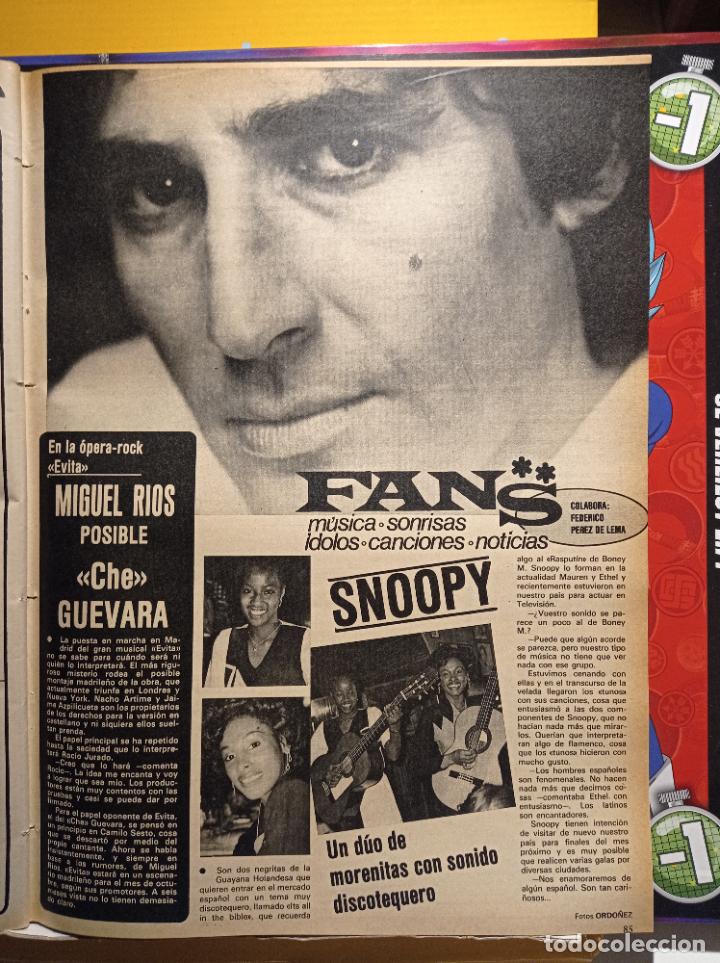 Coleccionismo de Revistas y Peri&oacute;dicos: MIGUEL RIOS SNOOPY