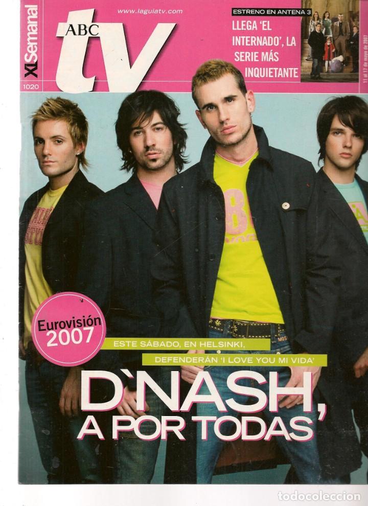 Coleccionismo de Revistas y Peri&oacute;dicos: ABC TV. N&ordm; 1020. EUROVISI&Oacute;N 2007. 11 MAYO 2007.(ST/P)