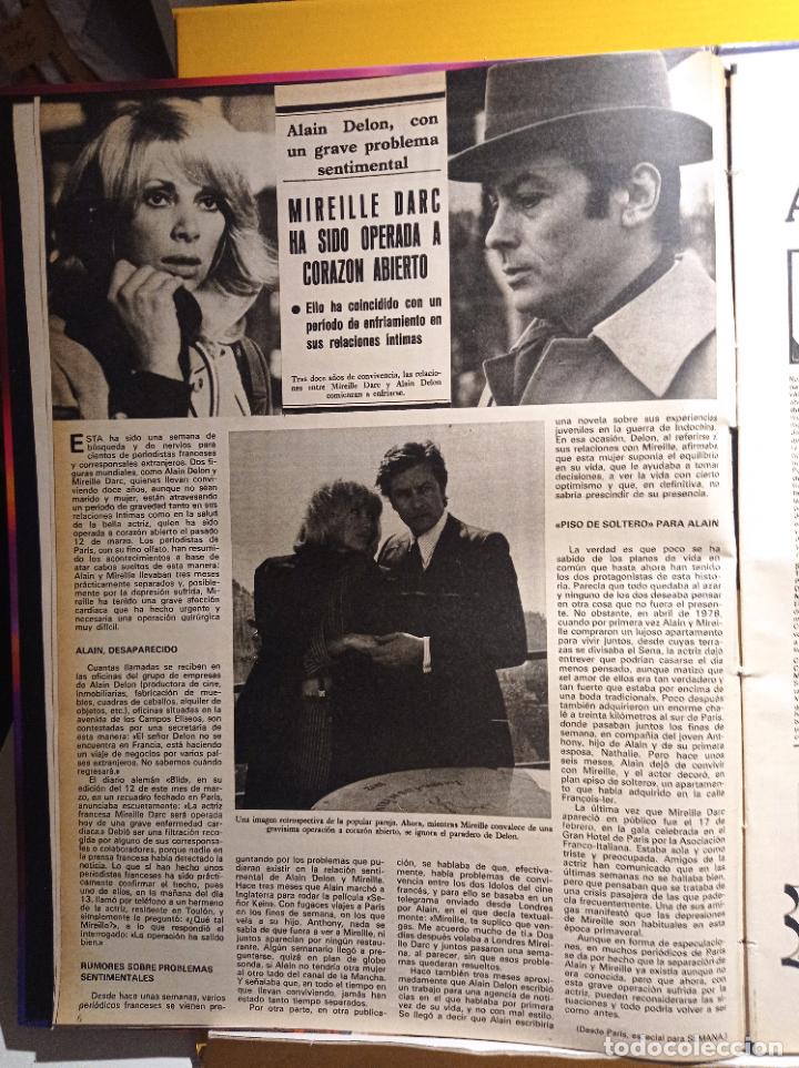 Collectionnisme de Revues et Journaux: MIREILLE DARC ALAIN DELON