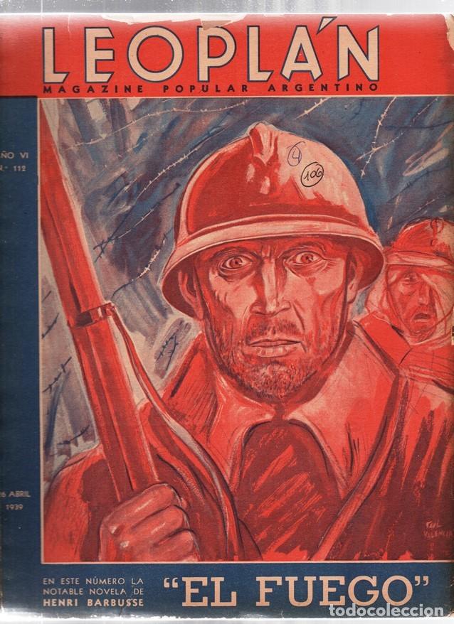 Collectionnisme de Revues et Journaux: 1939 LEOPLAN # 112 EL EJERCITO LIBIO TEGUCIGALPA LA VENDETTA PIRATAS Y FILIBUSTEROS TIM BARTA DIANA