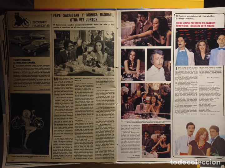 Sammeln von Zeitschriften und Zeitungen: JOSE SACRISTAN MONICA RANDALL TRIGO LIMPIO