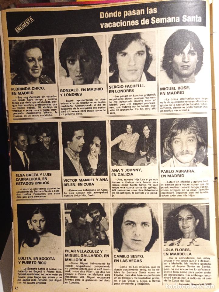 Coleccionismo de Revistas y Peri&oacute;dicos: MIGUEL GALLARDO CAMILO SESTO LOLA FLORES LOLITA MIGUEL BOSE GONZALO FACCHELLI FLORINDA CHICO