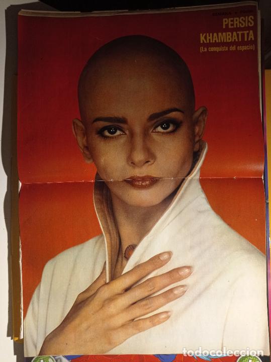 Coleccionismo de revistas y peri&oacute;dicos: POSTER PERSIS KHAMBATTA STAR TREK LA CONQUISTA DEL ESPACIO