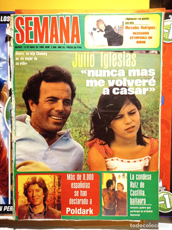 Coleccionismo de Revistas y Peri&oacute;dicos: JULIO IGLESIAS CHABELI BILLI ELLIS POLDARK ANTONIO EL BAILARIN MERCEDES RODRIGUEZ