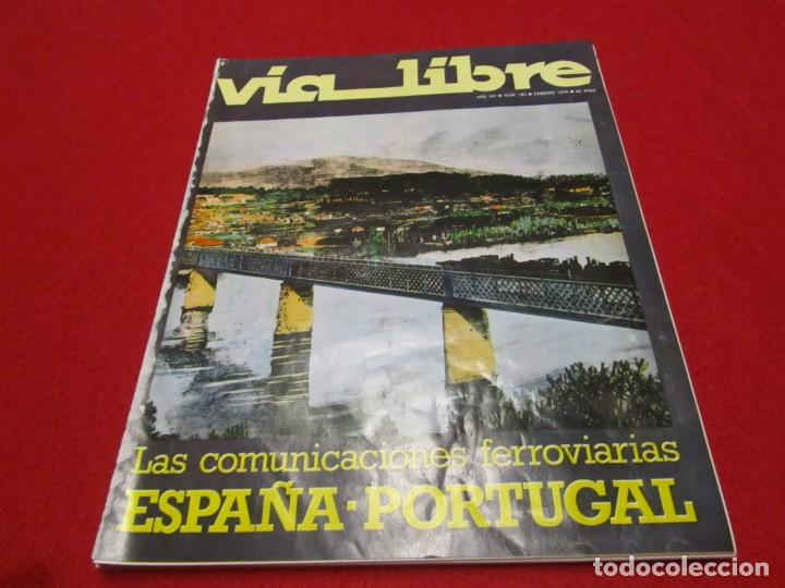Colecionismo de Revistas e Jornais: VIA LIBRE,REVISTA DE TRENES, 5 REVISTAS A&Ntilde;OS 1979 Y 1980, REVISTAS DE FERROCARRIL