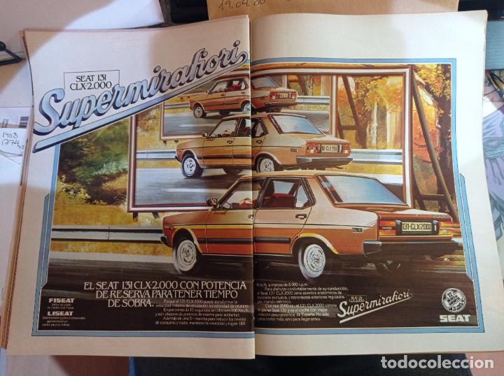 Coleccionismo de revistas y peri&oacute;dicos: anuncio seat super mirafiori seat 131 clx 2000