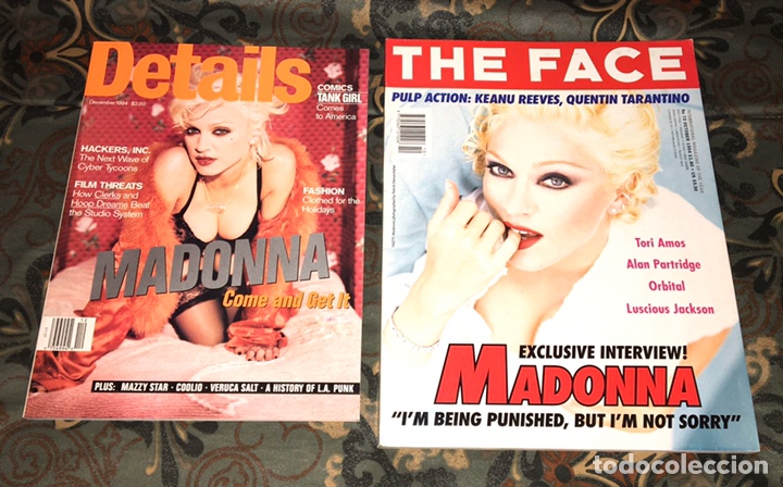 Coleccionismo de Revistas y Peri&oacute;dicos: MADONNA LOTE 2 REVISTAS THE FACE Y DETAILS 1994