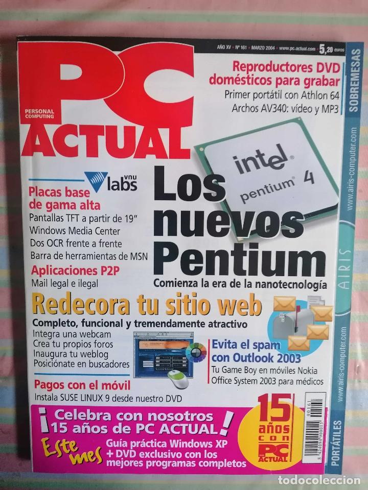 Coleccionismo de revistas y peri&oacute;dicos: PC ACTUAL A&ntilde;o XV 161 Marzo 2004 + 1 DVD 4GB programas en su caja