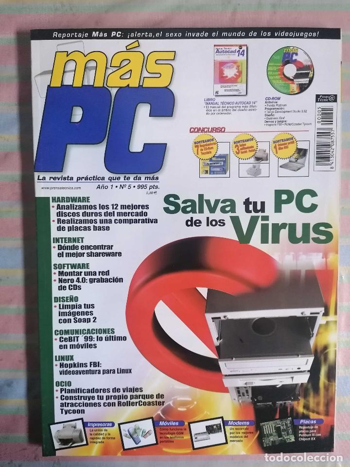 Coleccionismo de revistas y peri&oacute;dicos: MAS PC A&ntilde;o I n&ordm; 5