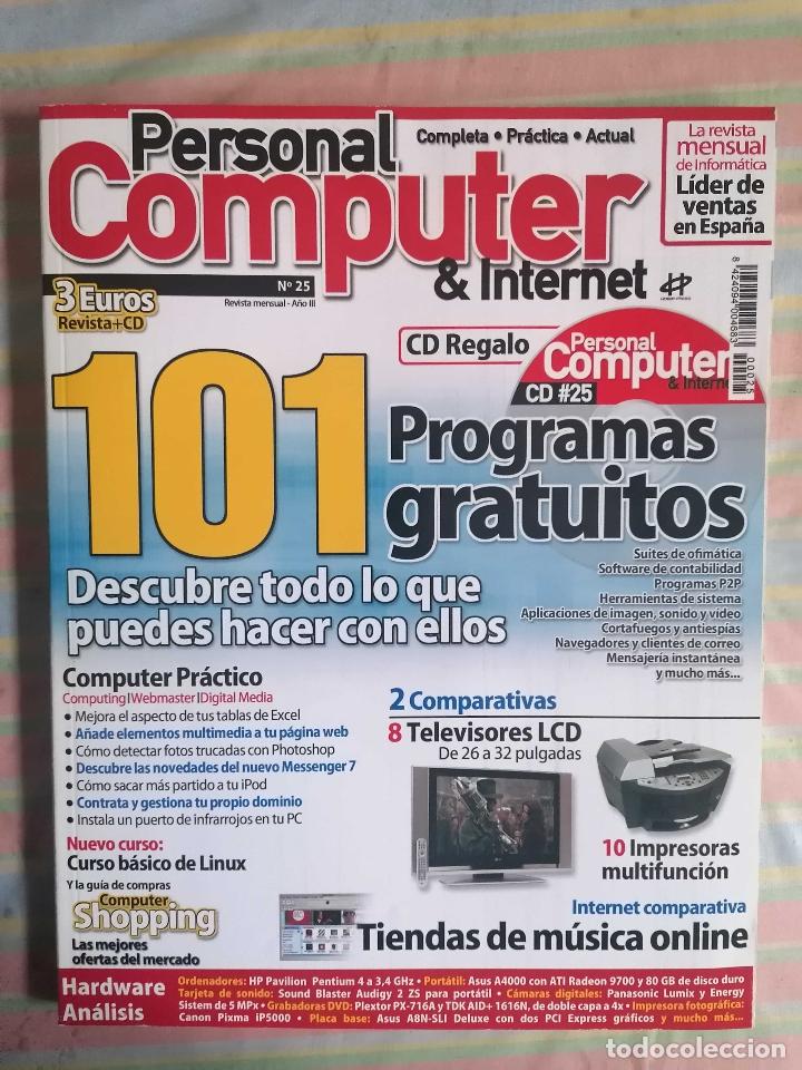 Coleccionismo de revistas y peri&oacute;dicos: PERSONAL COMPUTER & INTERNET A&ntilde;o III n&ordm; 25