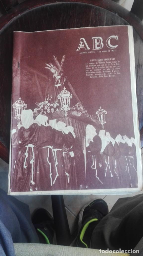 Coleccionismo de Revistas y Peri&oacute;dicos: ABC MADRID jueves 11 de abril de 1963