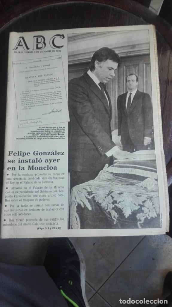 Coleccionismo de Revistas y Peri&oacute;dicos: ABC MADRID viernes 3 de diciembre de 1982