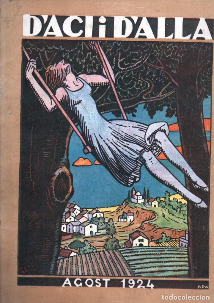 Coleccionismo de Revistas y Peri&oacute;dicos: REVISTA D'ACI D'ALL&Agrave; AGOST 1924
