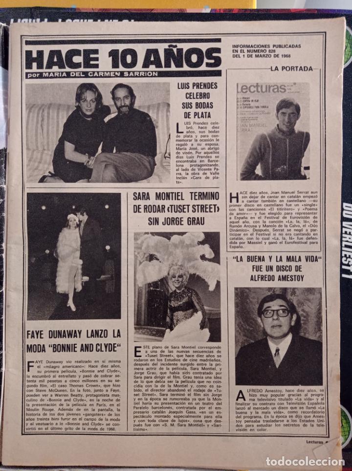 Coleccionismo de revistas y peri&oacute;dicos: FAYE DUNAWAY SARA MONTIEL SERRAT LUIS PRENDES