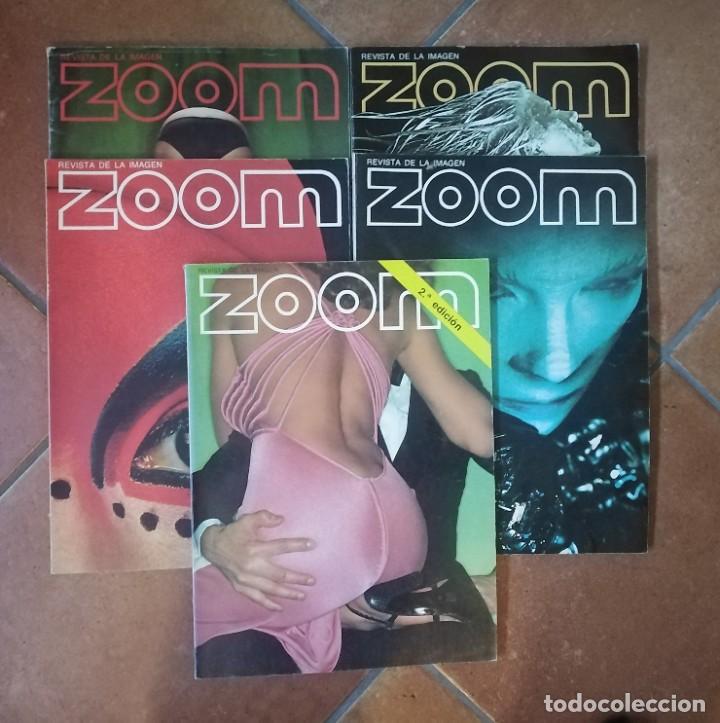 Coleccionismo de Revistas y Peri&oacute;dicos: Zoom. Revista de la imagen. Lote cinco primeros n&uacute;meros. 1 (2&ordf; edici&oacute;n), 2, 3, 4, 5.