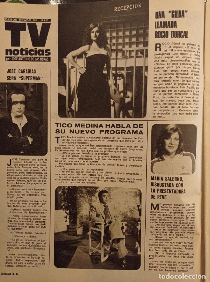 Coleccionismo de Revistas y Peri&oacute;dicos: ROCIO DURCAL SALERNO TICO MEDINA JOSE CARABIAS