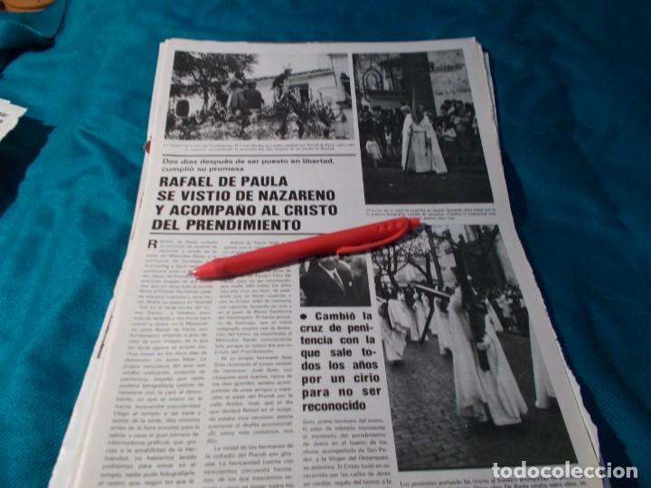 Sammeln von Zeitschriften und Zeitungen: RECORTE : RAFAEL DE PAULA, NAZARENO EN EL CRISTO DEL PRENDIMIENTO. SEMANA, ABRIL 1985(#)
