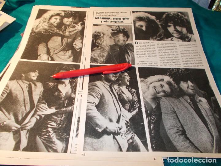 Coleccionismo de Revistas y Peri&oacute;dicos: RECORTE : MARADONA Y SUS CONQUISTAS. SEMANA, ABRIL 1985(#)