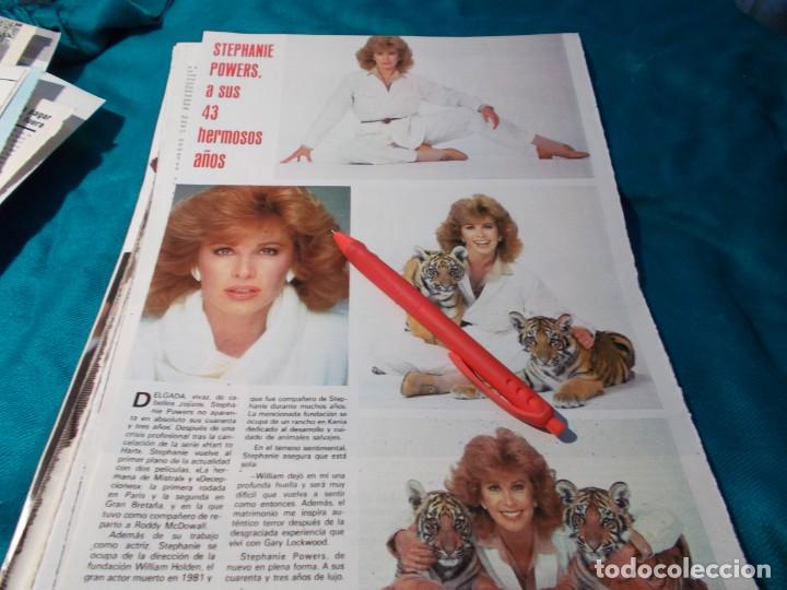 Sammeln von Zeitschriften und Zeitungen: RECORTE : STEPHANIE POWERS, 43 HERMOSOS A&Ntilde;OS. SEMANA, ABRIL 1985(#)