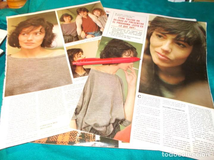 Sammeln von Zeitschriften und Zeitungen: RECORTE : CYRA TOLEDO. WYLLOMING. SEMANA, ABRIL 1985(#)